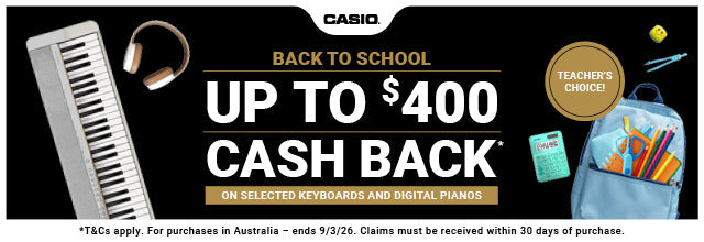 Casio Cash Back - Back to School - 2026