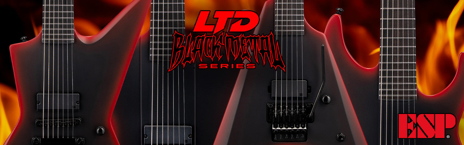 ESP LTD Black Metal Series Guitars