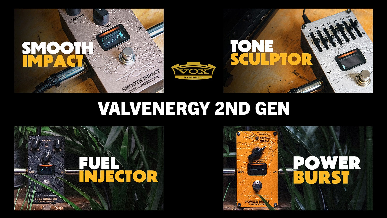 VOX Valvenergy 2nd Generation Guitar Pedals