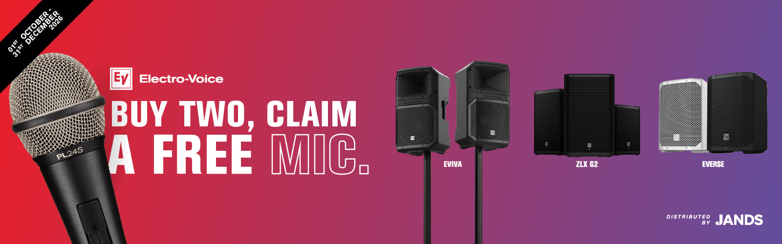 Electro-Voice Free Microphone Promo