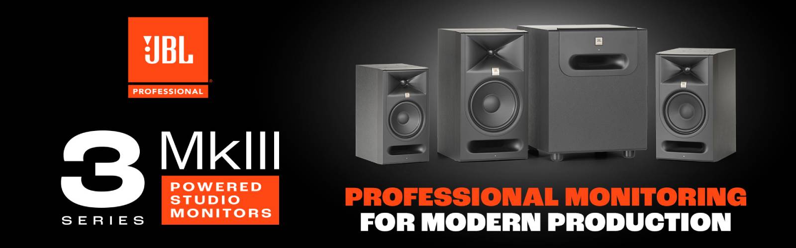 JBL LSR MKIII Monitors