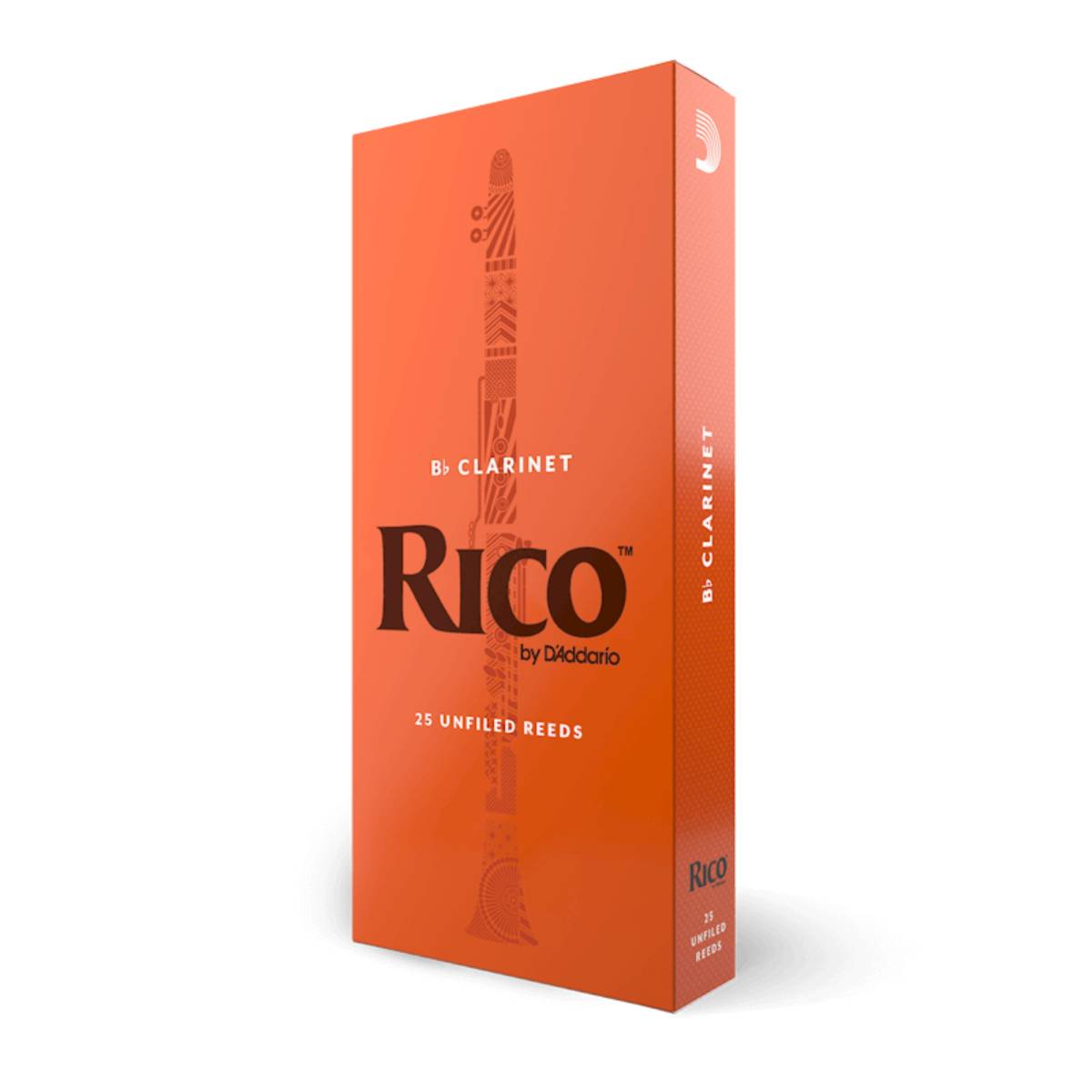 25 Pack of Rico Bb Clarinet Reed Size 3.0 Replacement Reeds - RCA2530