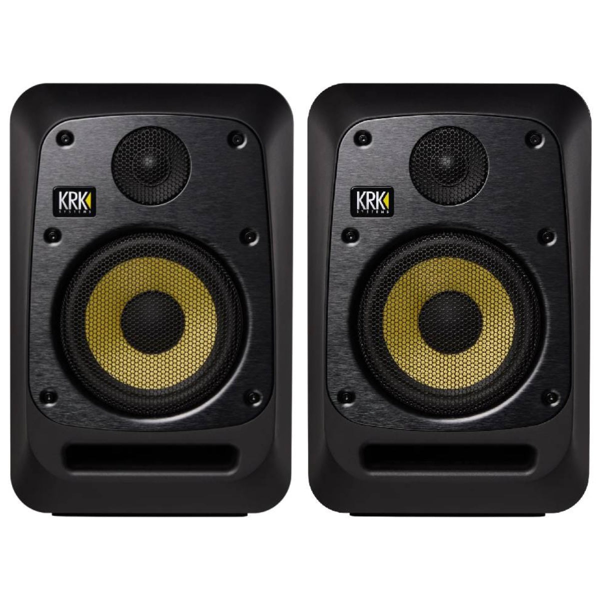 2x KRK V6 S5 Powered Studio Monitor 6inch 2-Way - V-Series 5 (Pair)