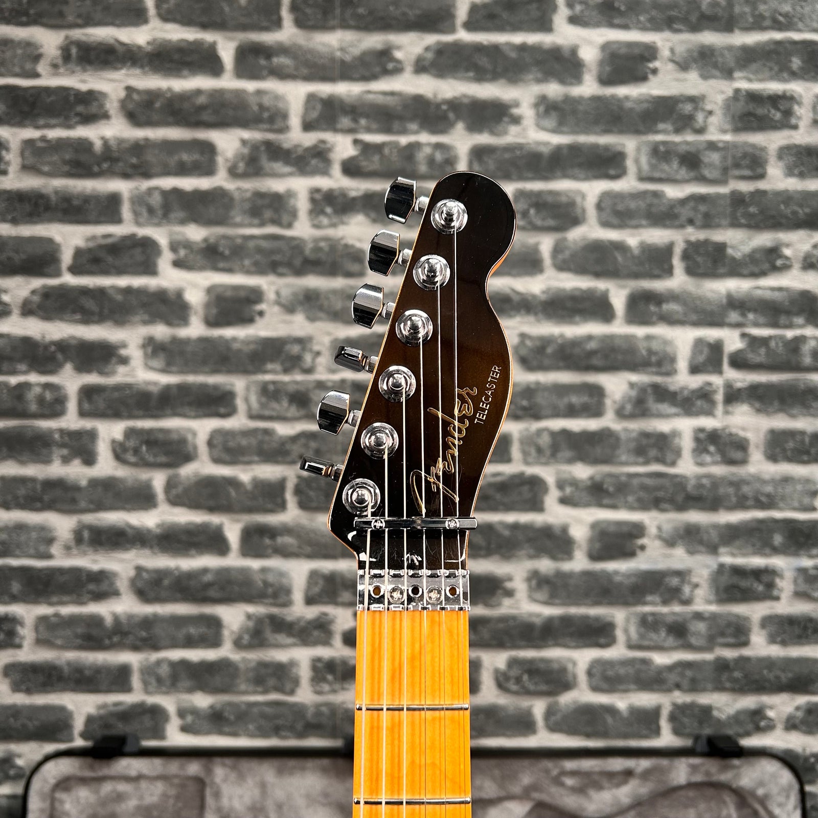 Fender American Ultra Luxe Telecaster Electric Guitar Floyd Rose HH Maple Fingerboard Mystic Black - 0118092710 - PREOWNED