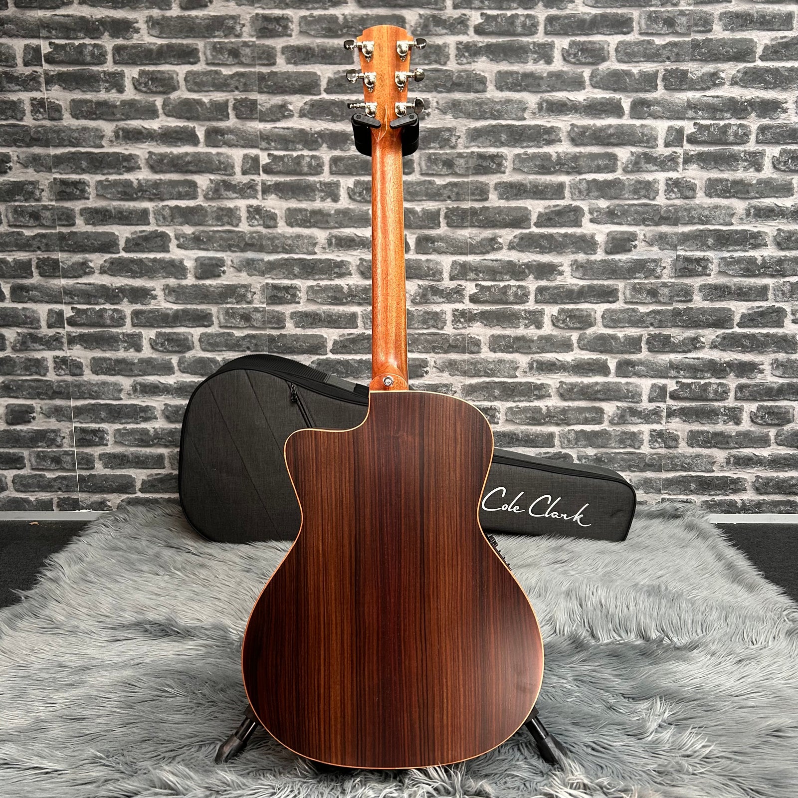 Cole Clark SAN1 Studio Grand Auditorium Acoustic Guitar - Euro Spruce Face, Rosewood Back & Sides w/ Pickup & Cutaway