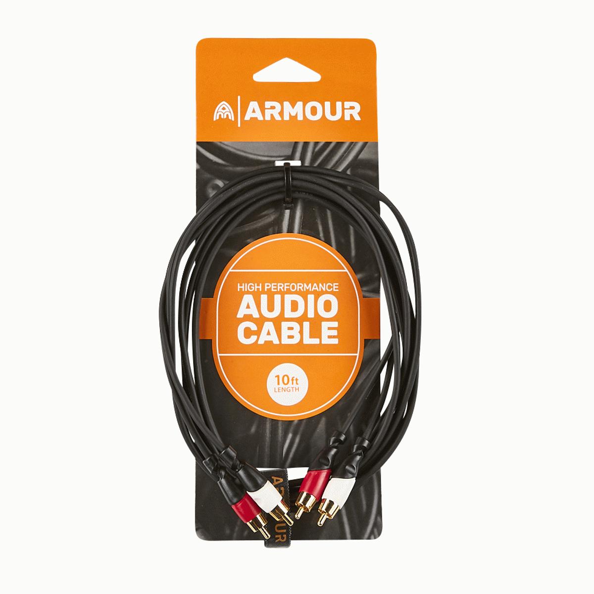 Armour RCA22 2 x RCA to 2 x RCA Cable 10ft