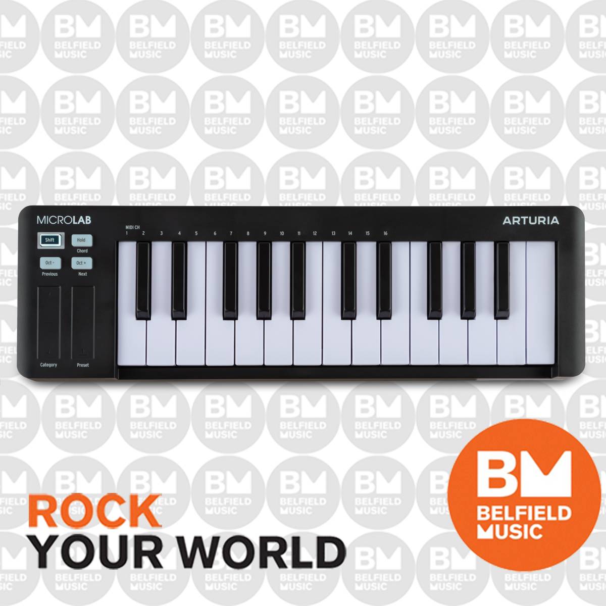 Arturia Microlab mk3 Keyboard MIDI Controller 25-Key - Black