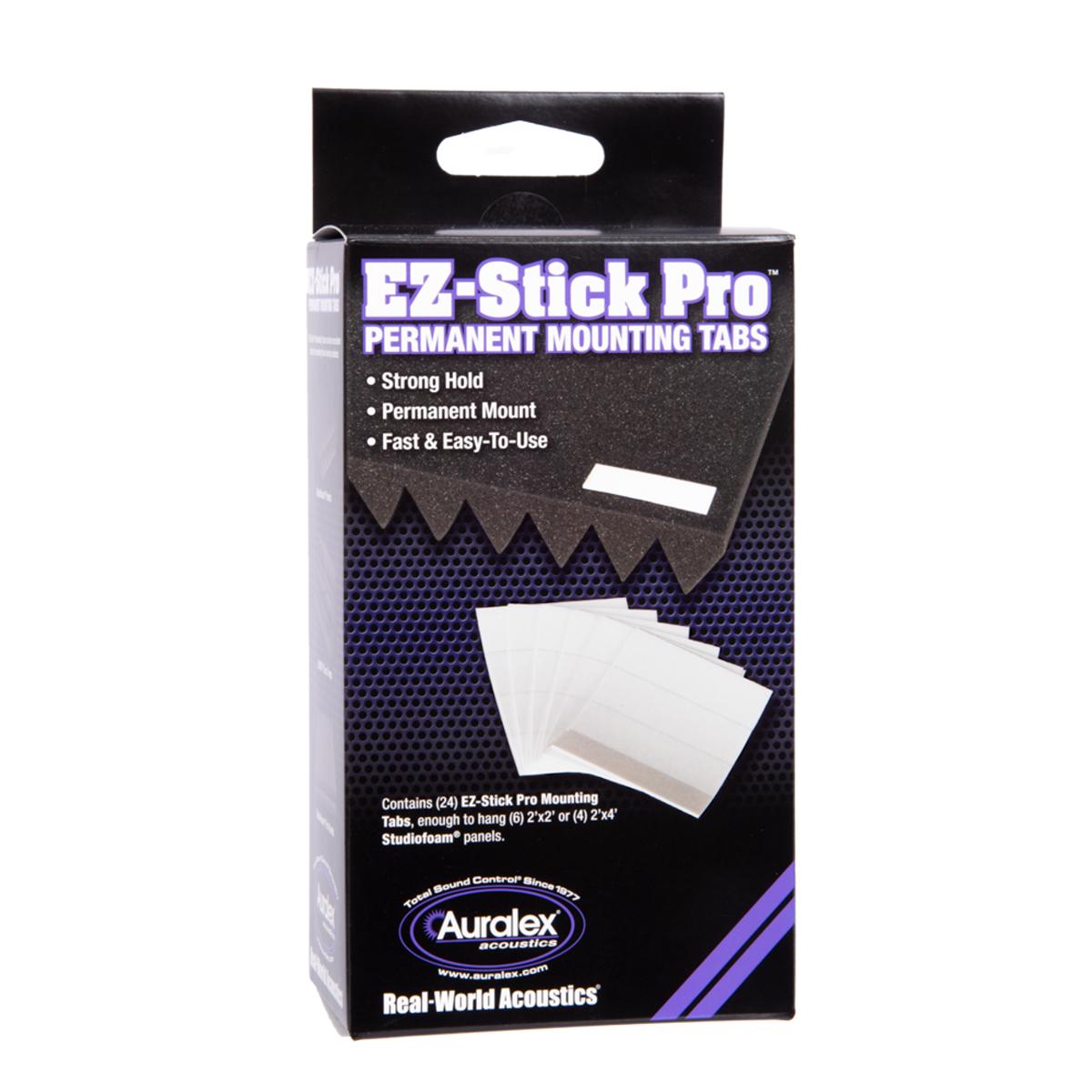 Auralex EZ-Stick Pro Adhesive Mounting Tabs x 24 Tabs