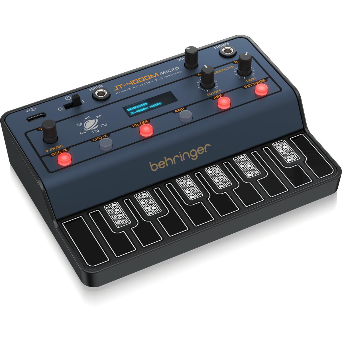 Behringer JT-4000M Micro 4 Voice Hybrid Synth With MIDI