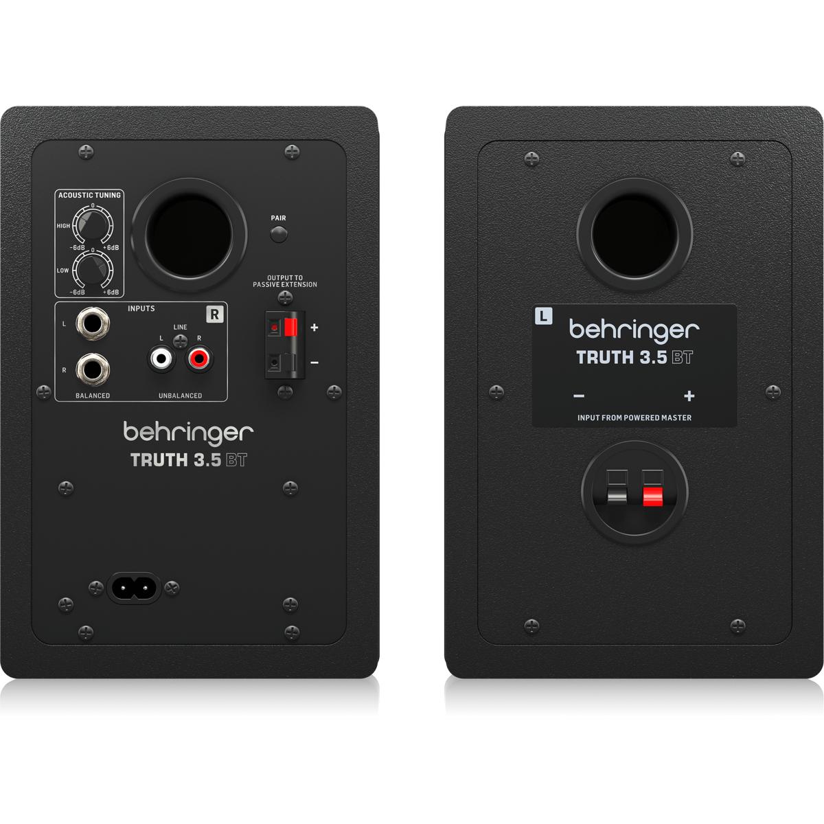 Behringer Truth Audiophile 3.5inch BT Studio Monitors w/ Bluetooth