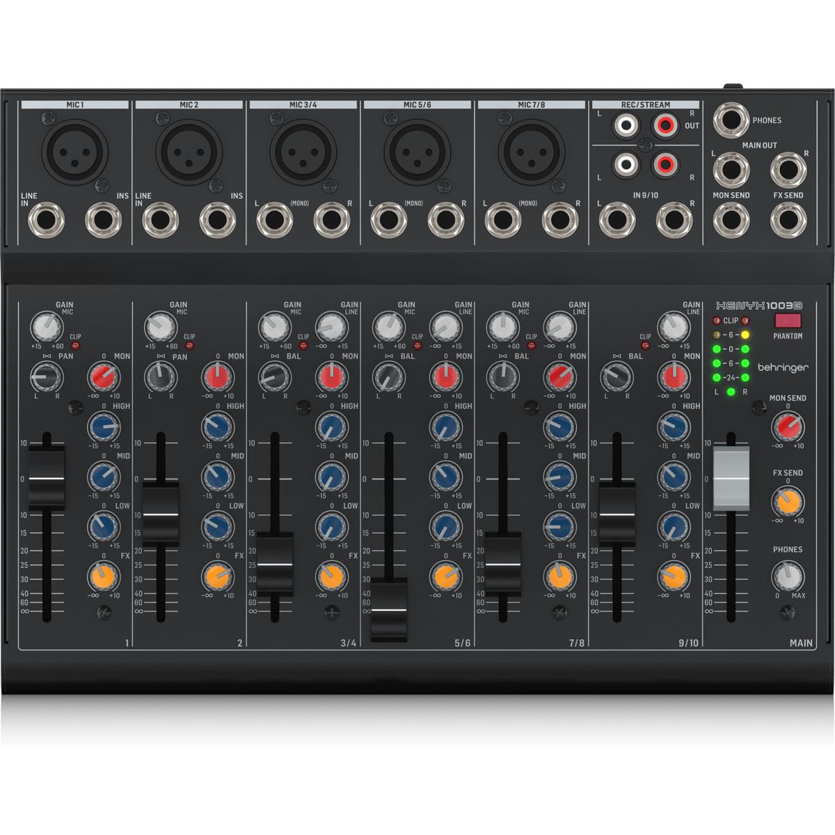 Behringer Xenyx 1003B 10-Channel Battery or Mains Operated Mixer