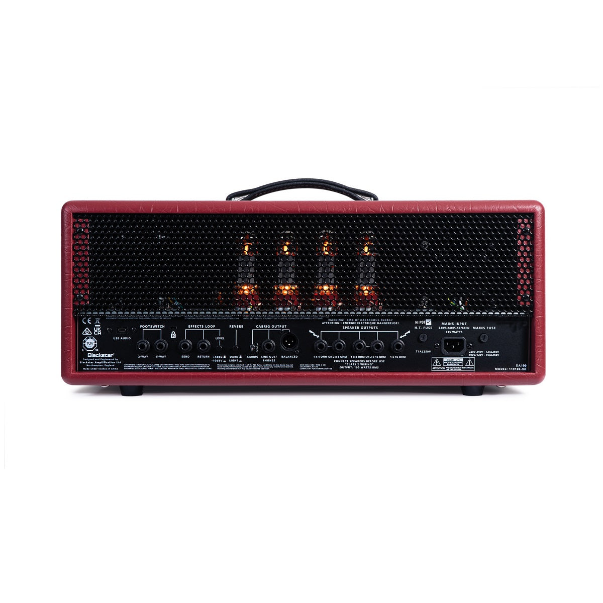 Blackstar Doug Aldrich Signature HT Stage DA100 MKIII Ruby Guitar Amplifier 100w Head Amp