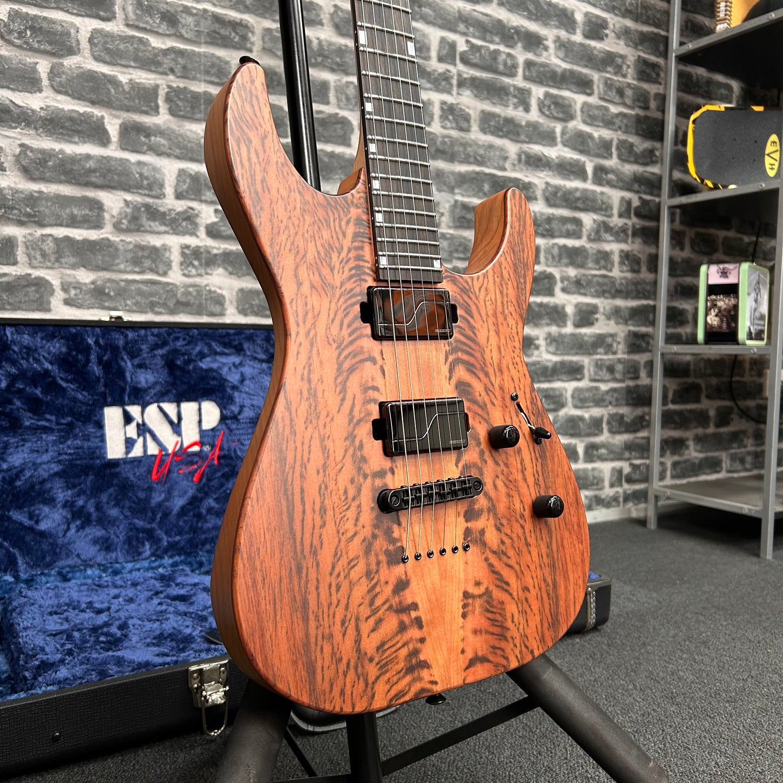 ESP USA M-II Electric Guitar Tasmanian Tiger Myrtle - Limited Edition