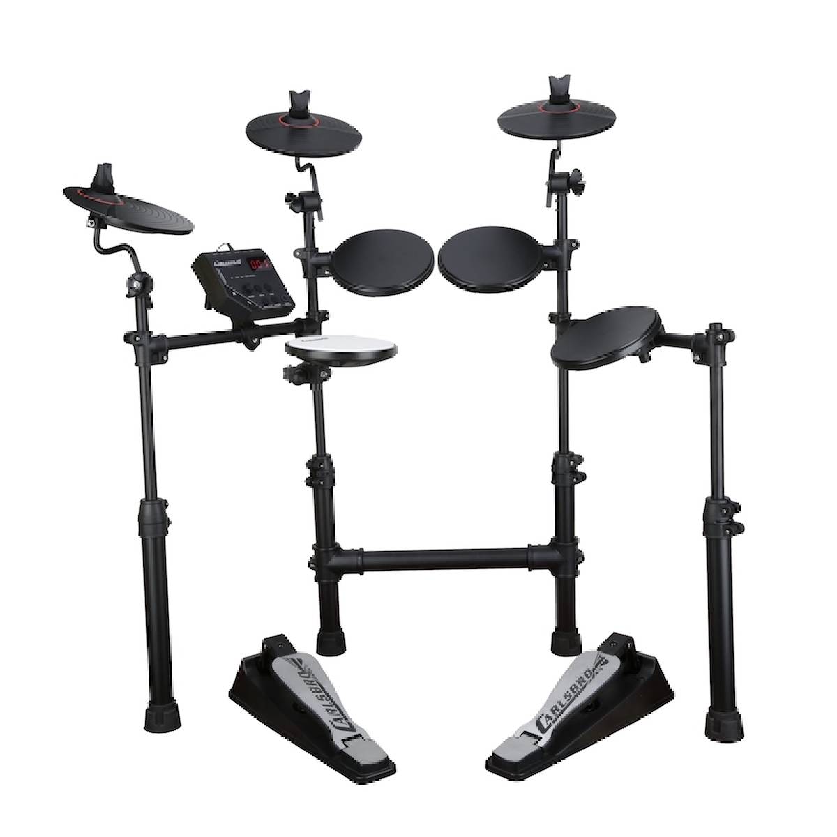 Carlsbro CSD100 7-Piece Electronic Drum Kit - Pack w/ DXP DA1235 Stool & DCN2 Headphones