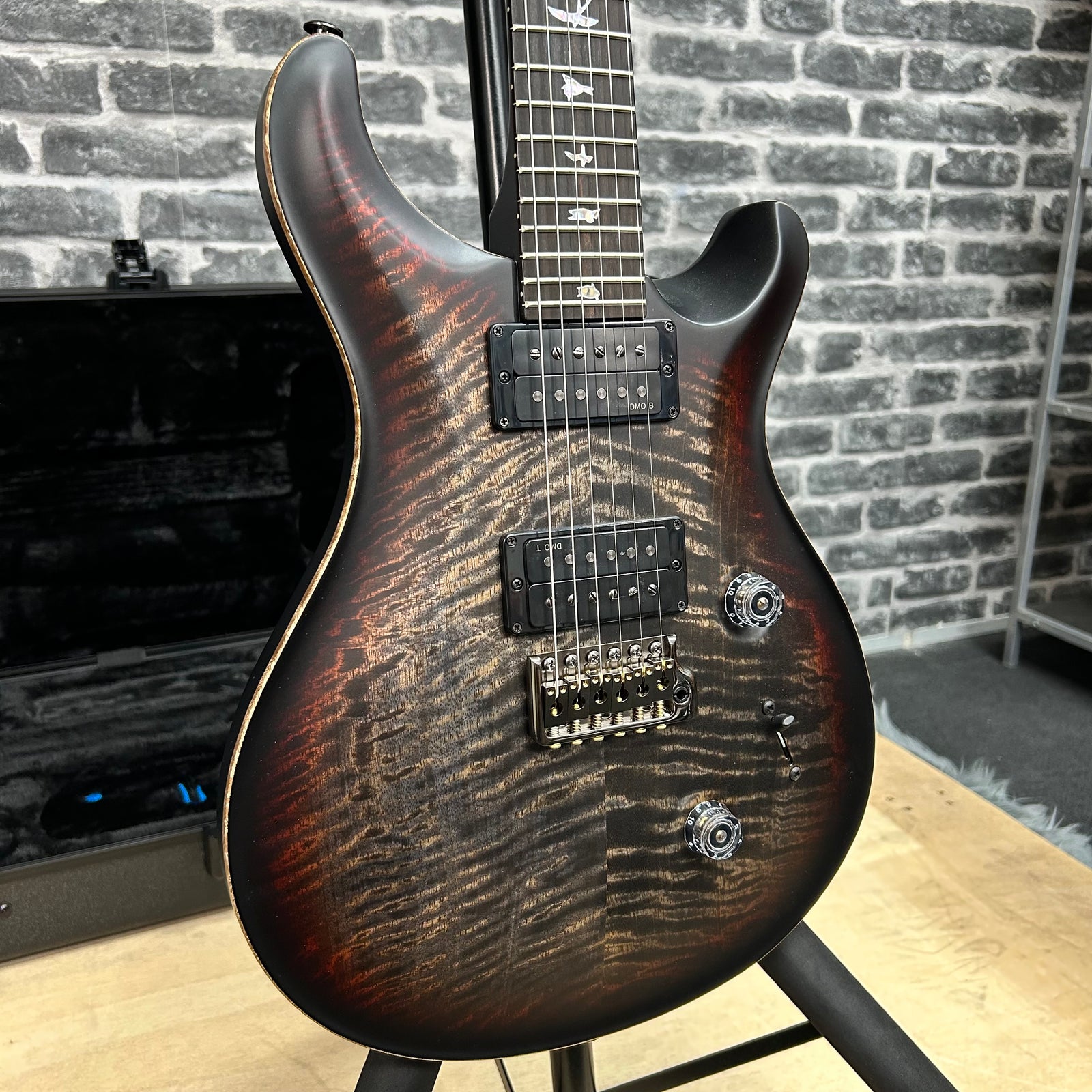PRS Paul Reed Smith Core 40th Anniversary Custom 24 Satin Limited Edition Electric Guitar Charcoal Tri Colour Burst