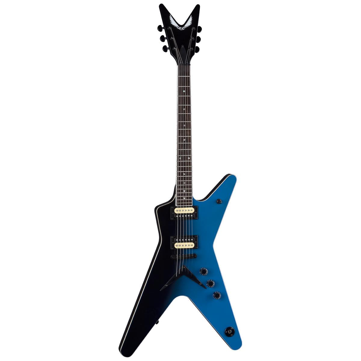 Dean ML 79 Electric Guitar Black to Blue Fade w/ Seymour Duncan