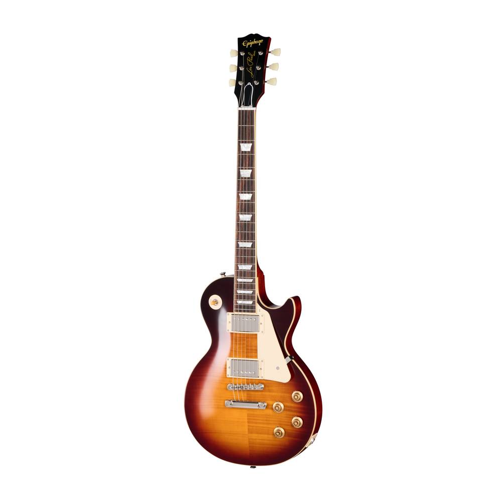 Epiphone 1959 Les Paul Standard Reissue Electric Guitar Washed Bourbon Burst w/ Hardcase - ECLPR9WBNH1
