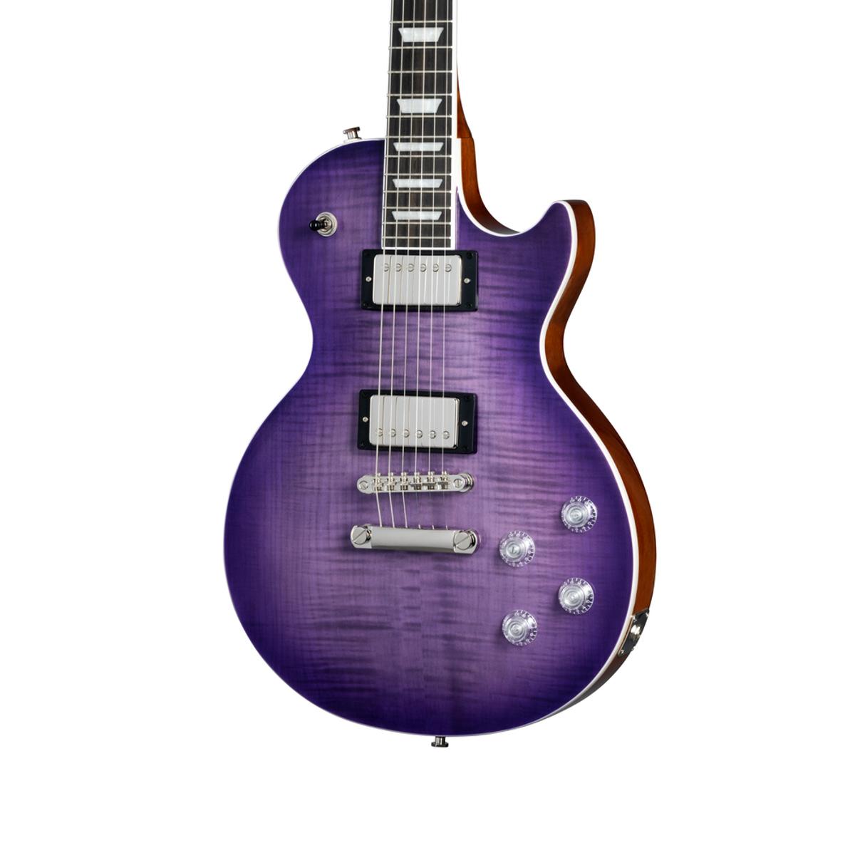 Epiphone Les Paul Modern Figured Electric Guitar Purple Burst w/ Gigbag - EILMPRBNH1
