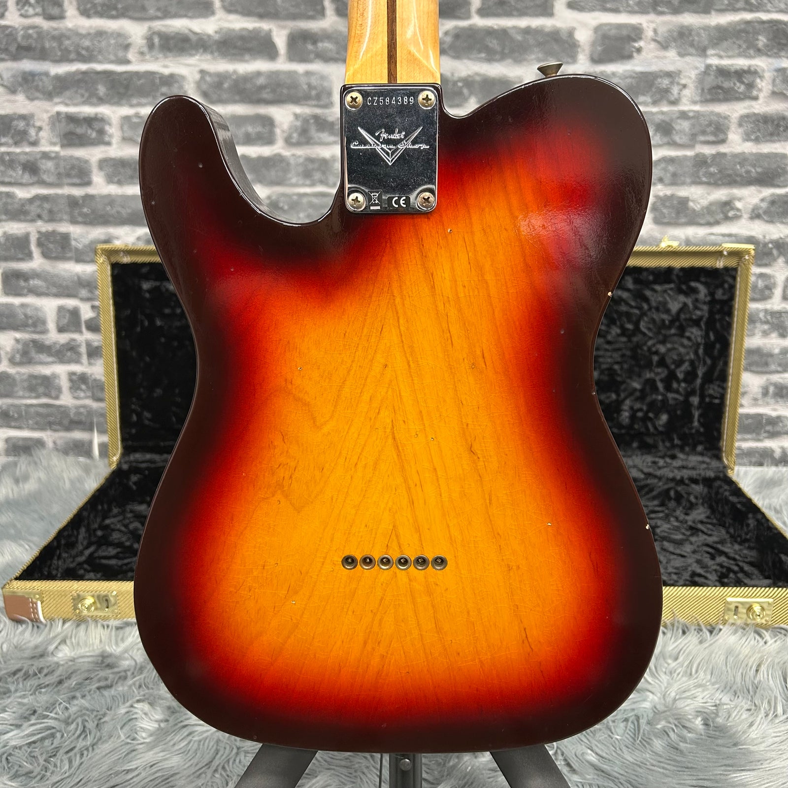 Fender Custom Shop 1959 Telecaster Faded Aged Chocolate 3-Color Sunburst - Journeyman Relic - 9236091074