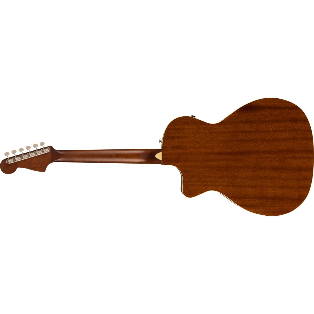 Fender Newporter Player Acoustic Guitar Natural w/ Gold Pickguard - 0970743521