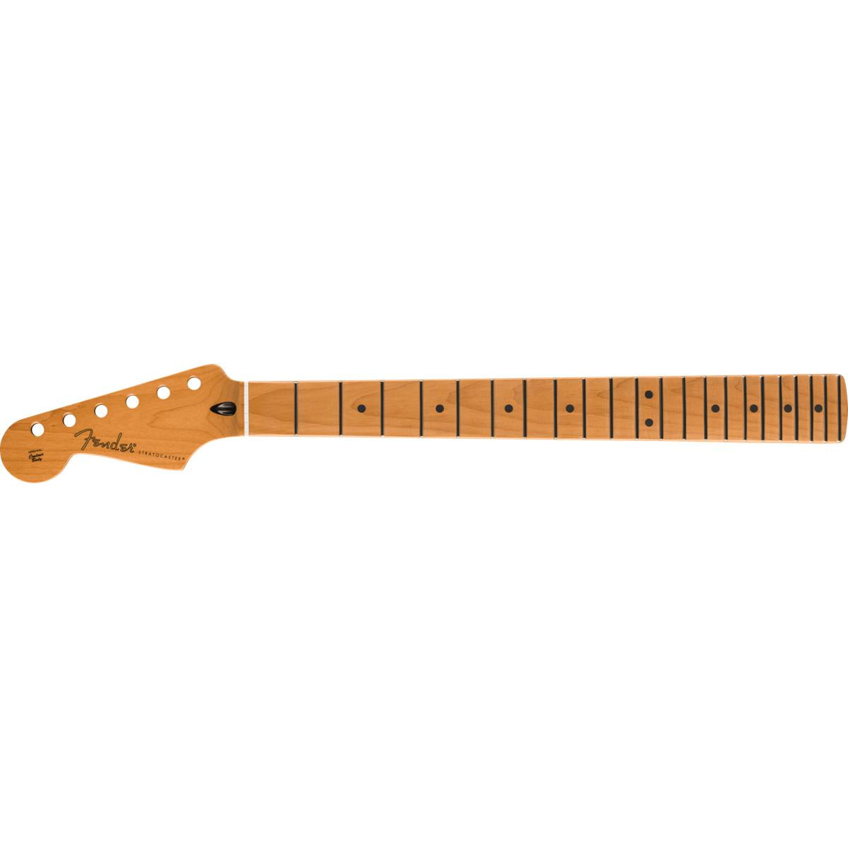 Fender Satin Roasted Maple Stratocaster Left-Handed Neck 22 Jumbo Frets 12inch Radius Maple Flat Oval Shape - 0990422920