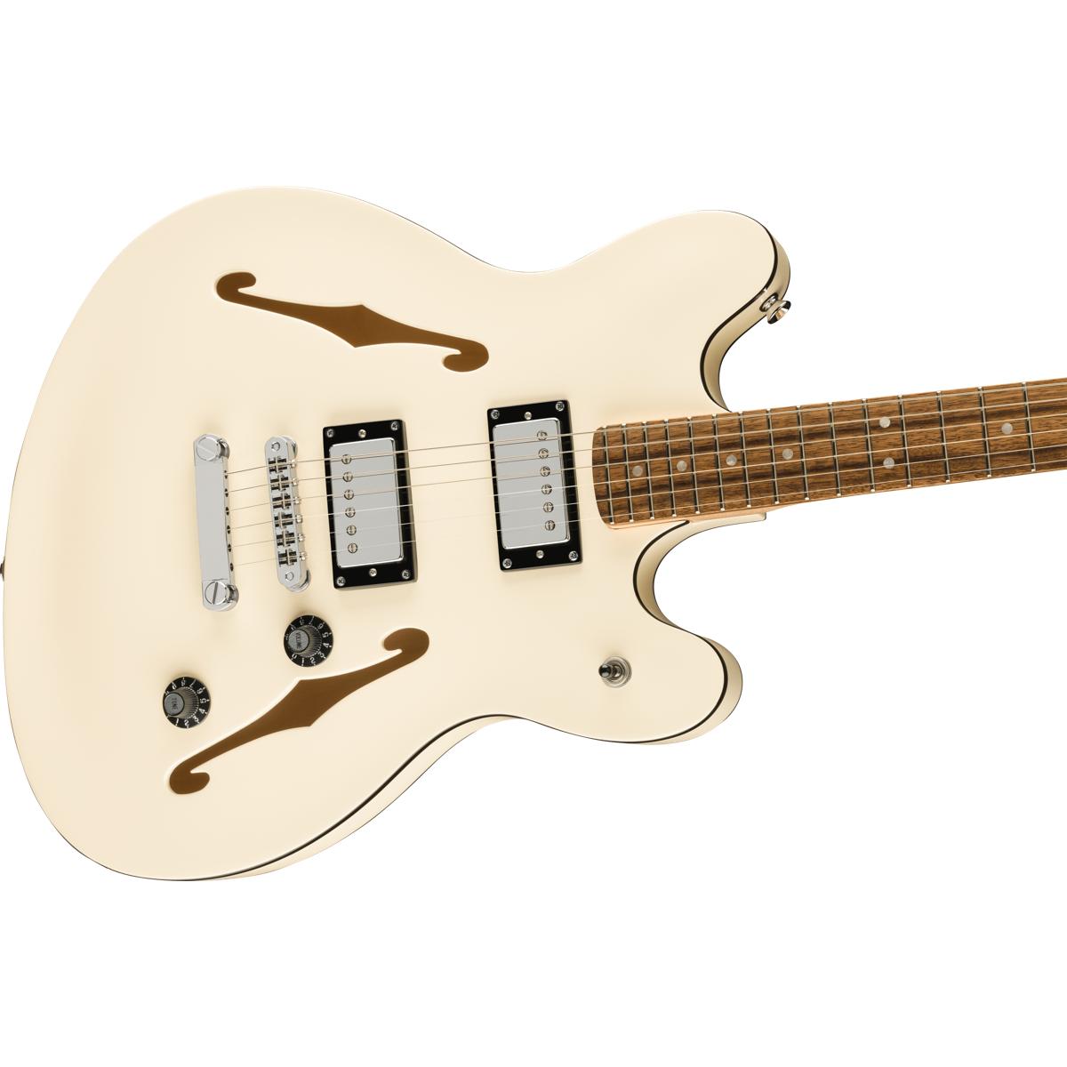 Fender Squier Affinity Starcaster Deluxe Electric Guitar Olympic White - 0378450505