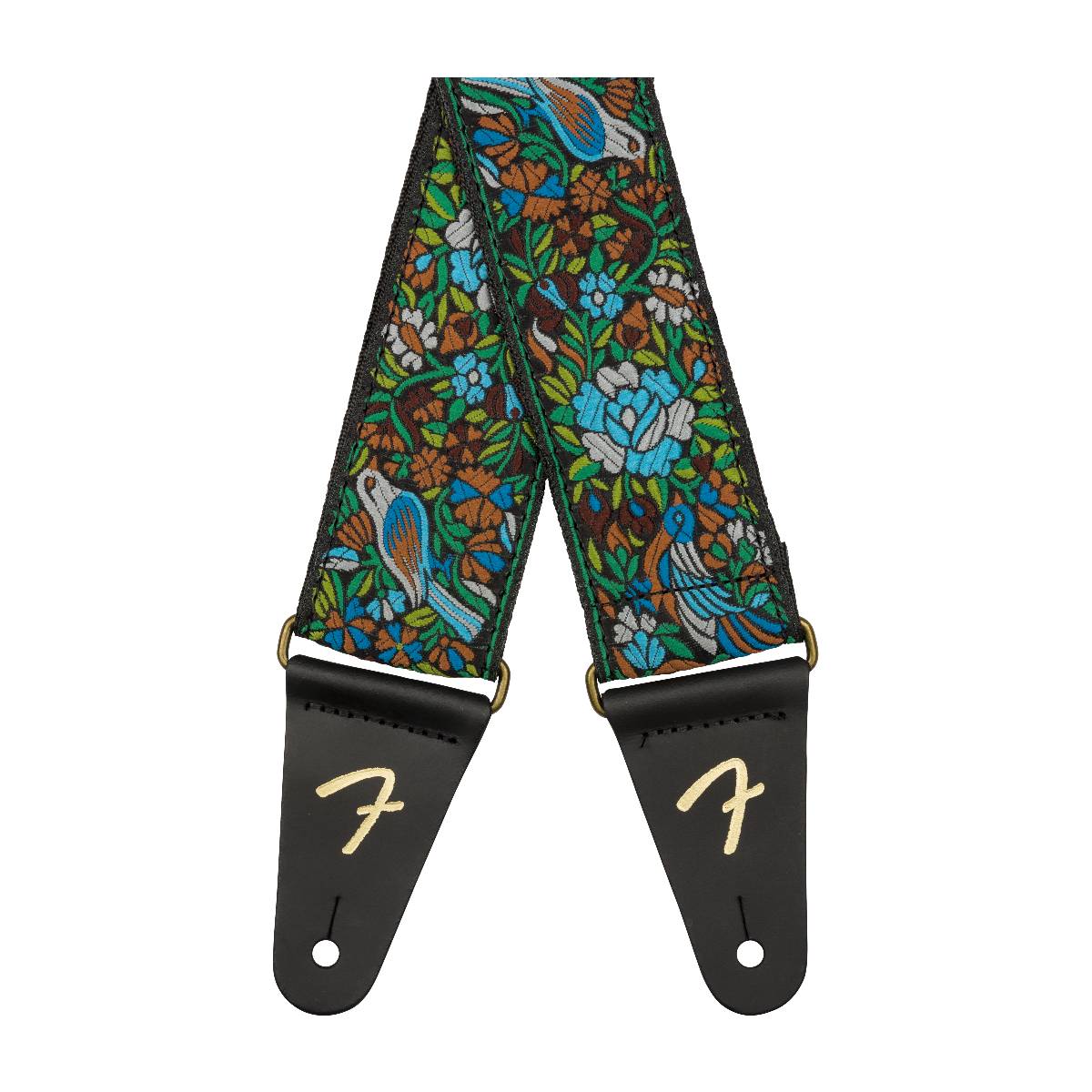 Fender Guitar Strap Mosaic Jacquard Green - 0990638098