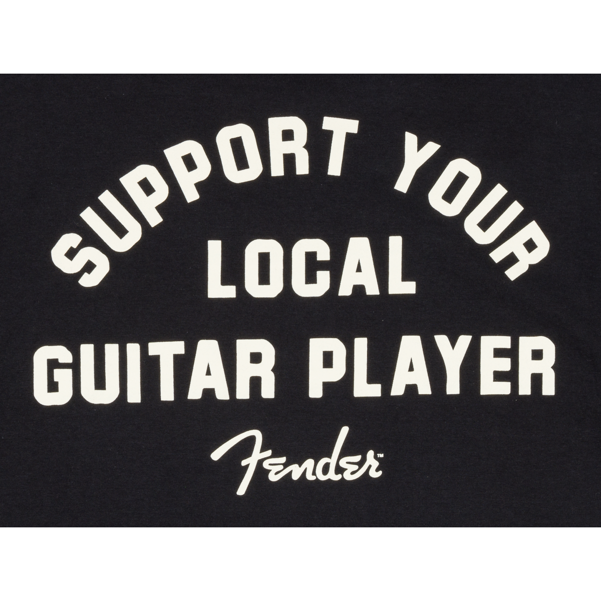Fender Support Your Local Guitar Player Tee Black Medium M - 9193828406