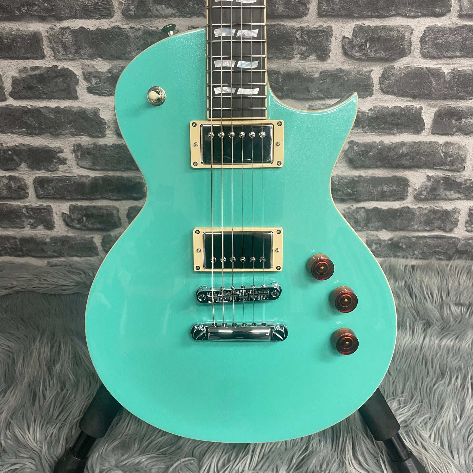 ESP USA Eclipse Electric Guitar Oasis Green w/ Duncans