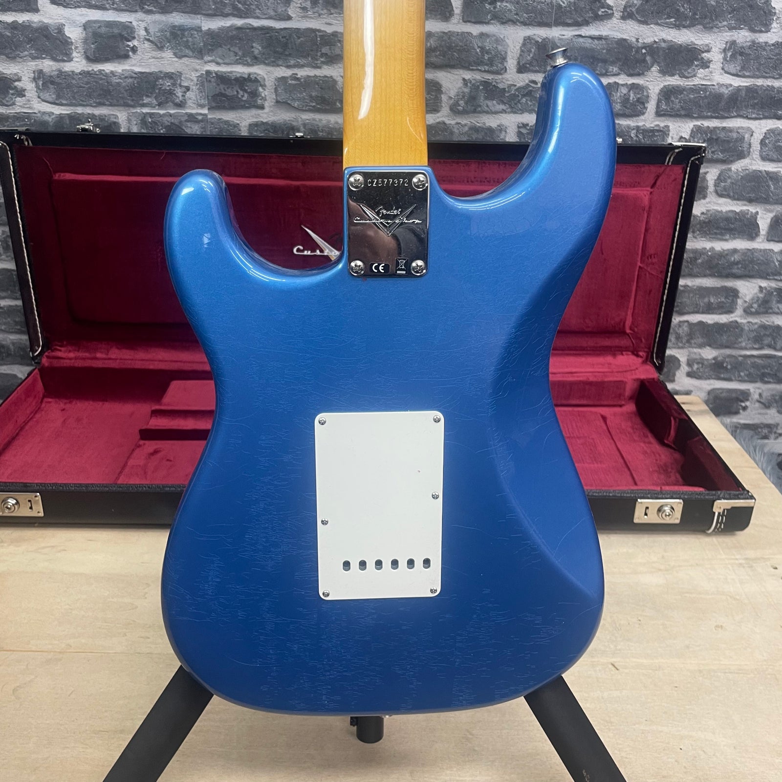 Fender Custom Shop Limited Edition 1966 Stratocaster Electric Guitar Aged Lake Placid Blue - Deluxe Closet Classic - 9236910199