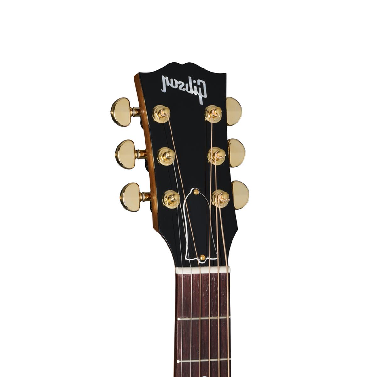 Gibson J-45 Standard Rosewood Acoustic Guitar Left-Handed Rosewood Burst w/ Pickup & Hardcase - MCRS45RWRBL