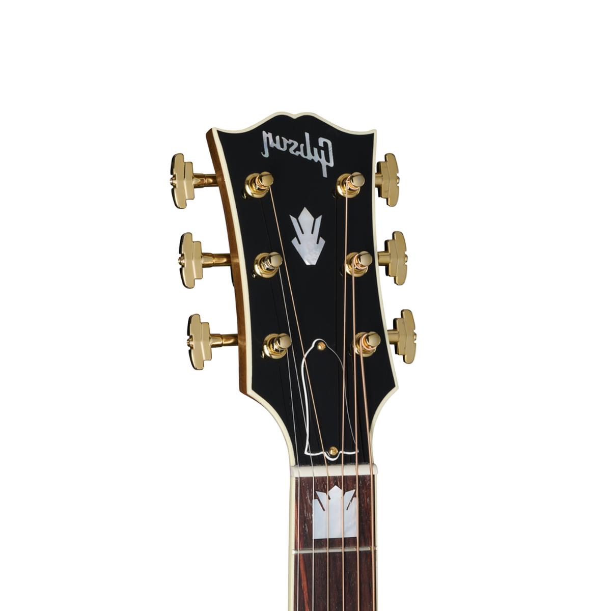 Gibson SJ-200 Standard Rosewood Acoustic Guitar Left-Handed Rosewood Burst w/ Pickup & Hardcase - MCJB20RWRBL