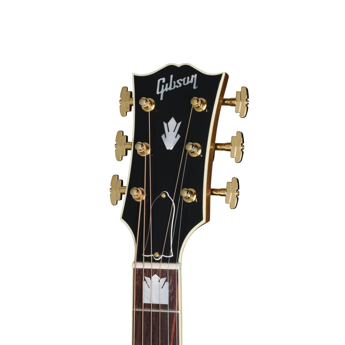 Gibson SJ-200 Standard Rosewood Acoustic Guitar Rosewood Burst w/ Pickup & Hardcase - MCJB20RWRB