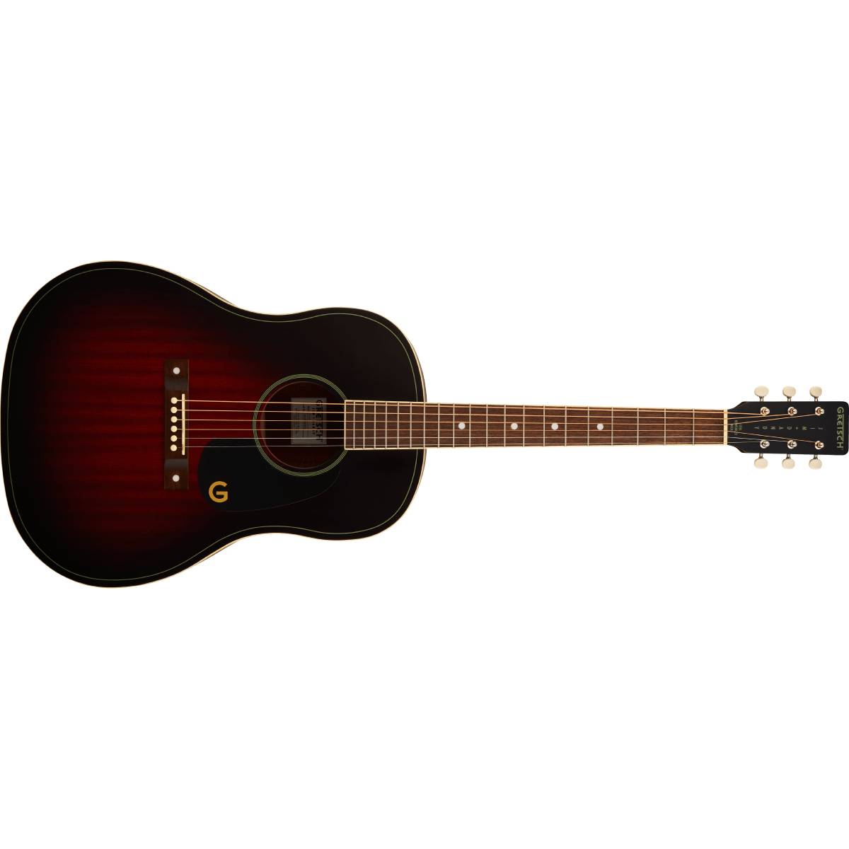 Gretsch Jim Dandy Signature Dreadnought Acoustic Guitar Deep Cherry Burst - 2711200530