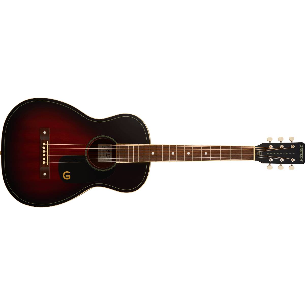 Gretsch Jim Dandy Signature Parlor Acoustic Guitar Deep Cherry Burst - 2711000530