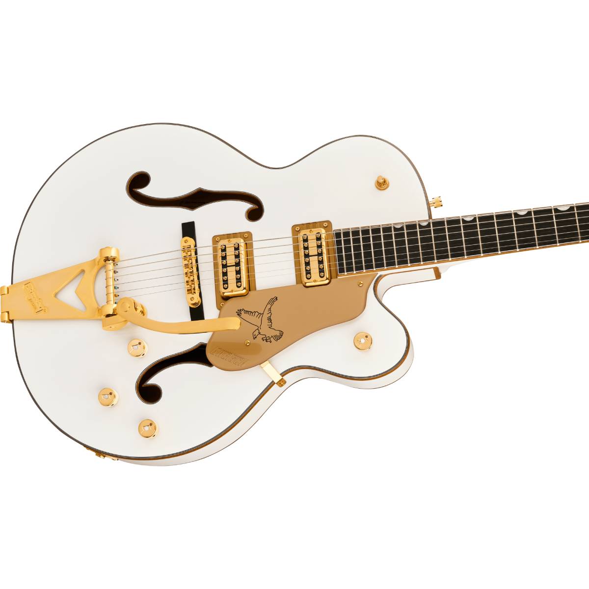 Gretsch Synchromatic Falcon Hollow Body Single-Cut Electric Guitar Snowcrest White w/ Bigsby - 2506530567