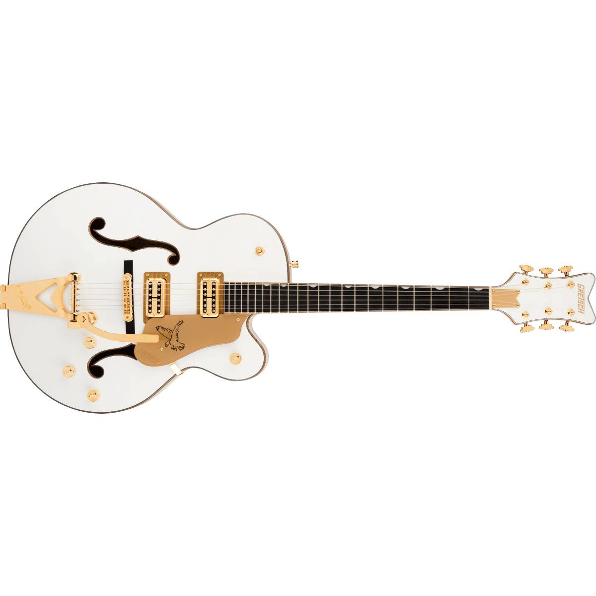 Gretsch Synchromatic Falcon Hollow Body Single-Cut Electric Guitar Snowcrest White w/ Bigsby - 2506530567