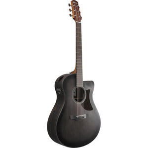 Ibanez AAM70CETBN Acoustic Guitar Transparent Charcoal Burst w/ Pickup & Cutaway