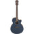 Ibanez AE100DBF Acoustic Guitar Dark Tide Blue Flat w/ Pickup & Cutaway
