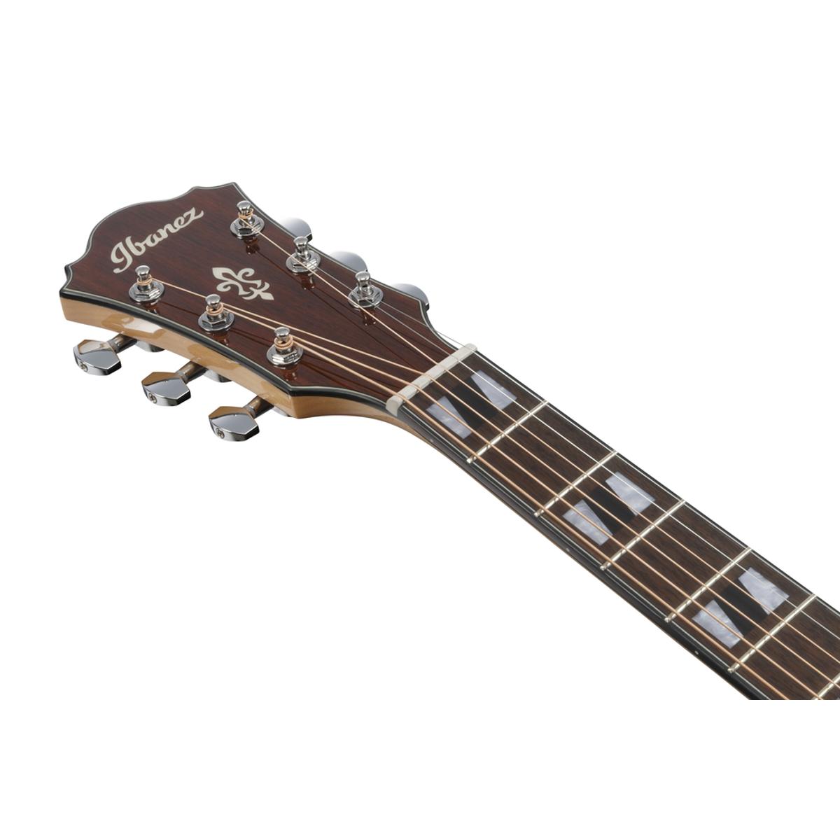 Ibanez AE170N Acoustic Guitar Natural High Gloss Top w/ Transparent Red Back & Sides