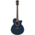 Ibanez AE200JRDBF Acoustic Guitar Dark Tide Blue Flat w/ Pickup & Cutaway