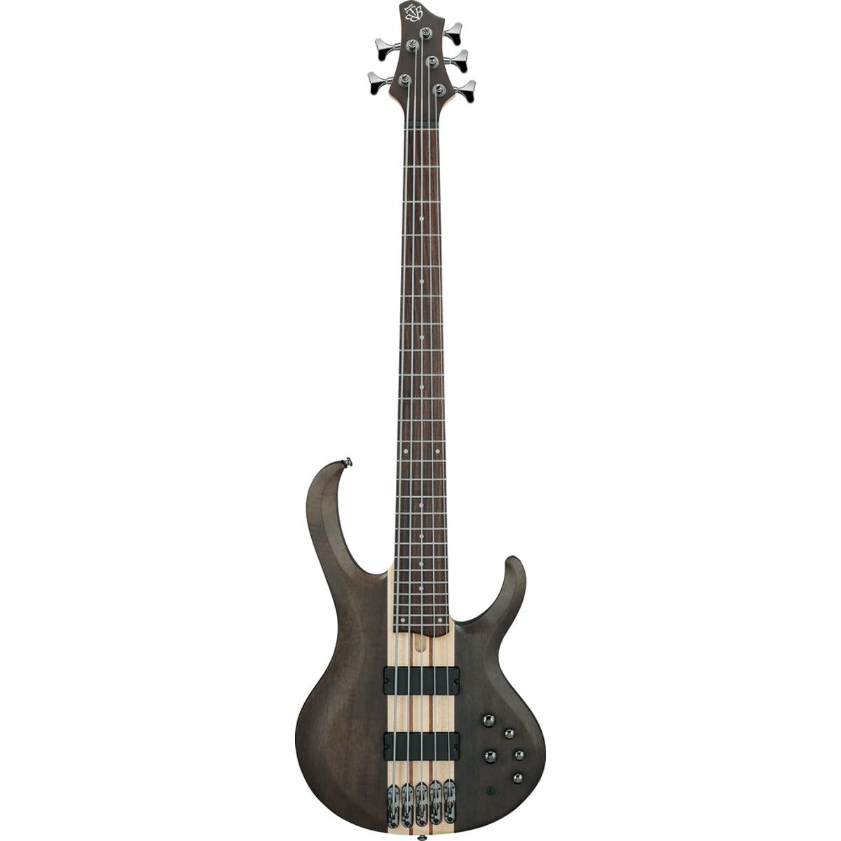 Ibanez BTB605 Bass Guitar 5-String Transparent Gray Flat