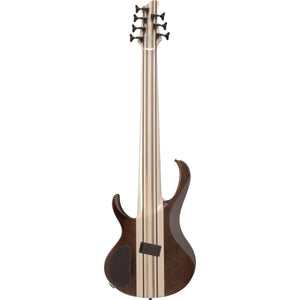Ibanez BTB7MSNML Bass Guitar 7-String Multi-Scale Natural Mocha Low Gloss
