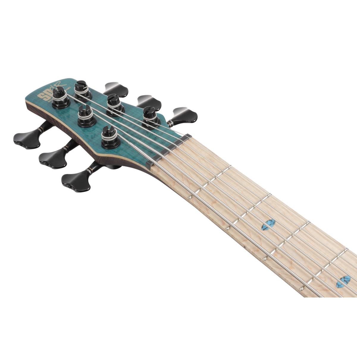 Ibanez SR1426BCGL Bass Guitar 6-String Caribbean Green Low Gloss w/ Gigbag