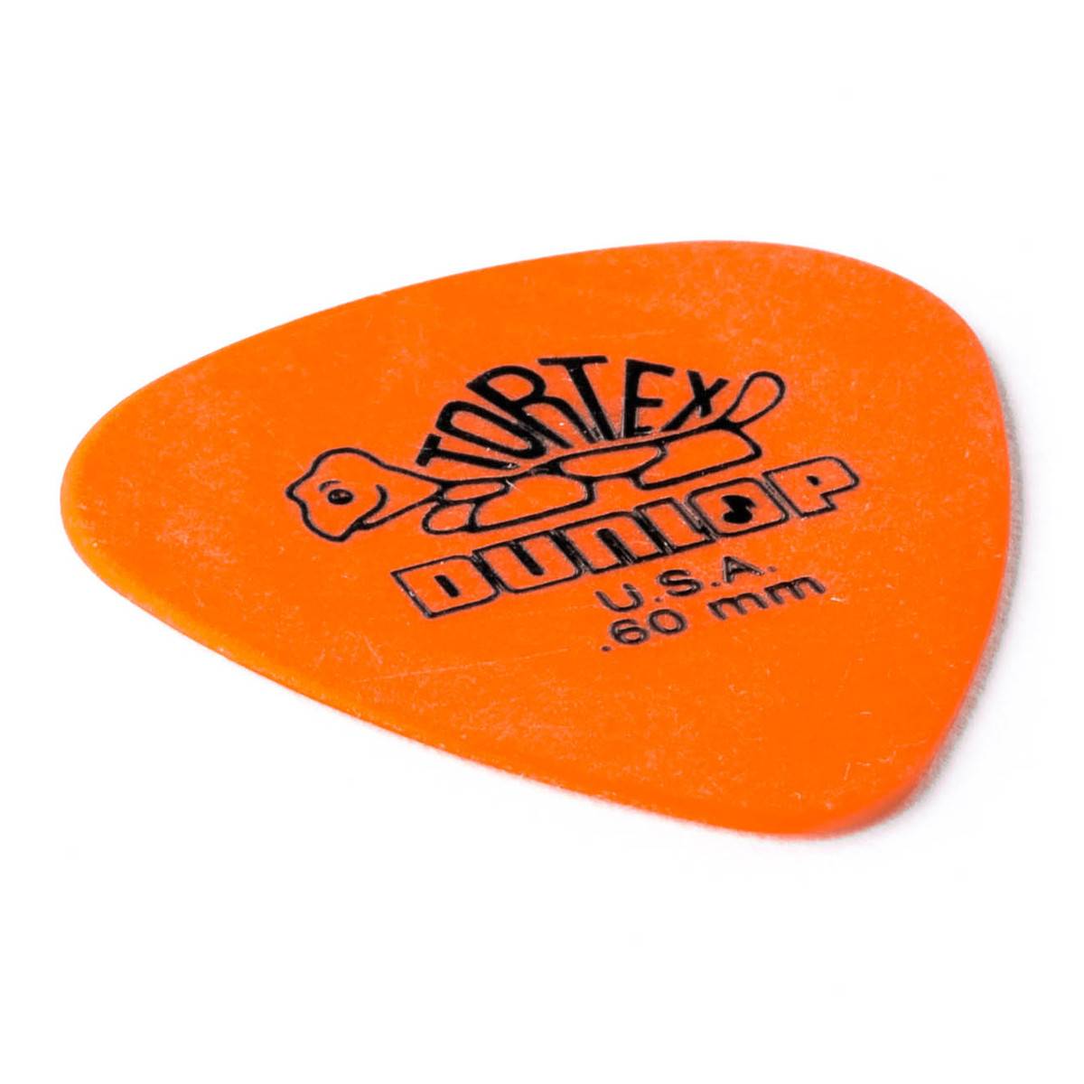 Jim Dunlop Guitar Pick .60mm Tortex Standard - Orange w/ Belfield Music BM Logo (Single)