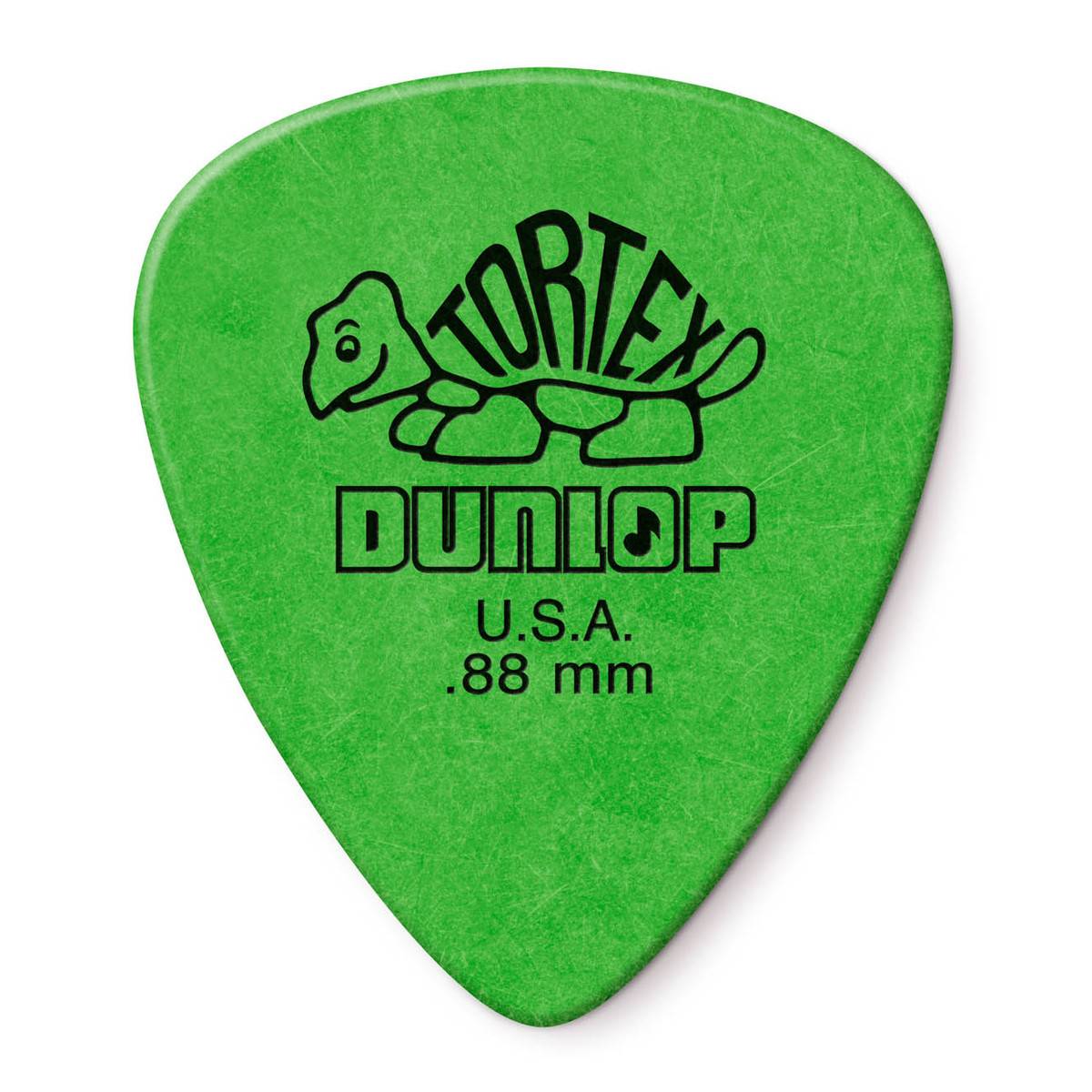 Jim Dunlop Guitar Pick .88mm Tortex Standard - Green w/ Belfield Music BM Logo (Single)