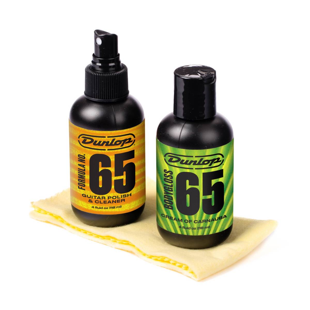 Jim Dunlop System 65 Polish Kit Formula No. 65 Guitar Cleaner & Bodygloss Cream - J6501