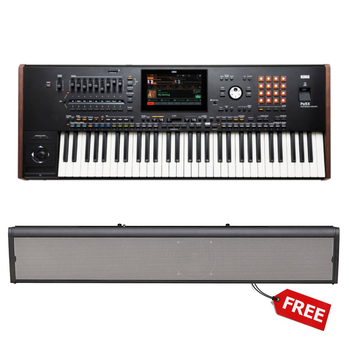 Korg PA5X-61 Professional Arranger Keyboard 61-Key