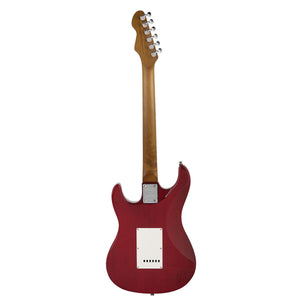 Levinson Sceptre Ventana Deluxe Electric Guitar HSS Laurel FB See Thru Red