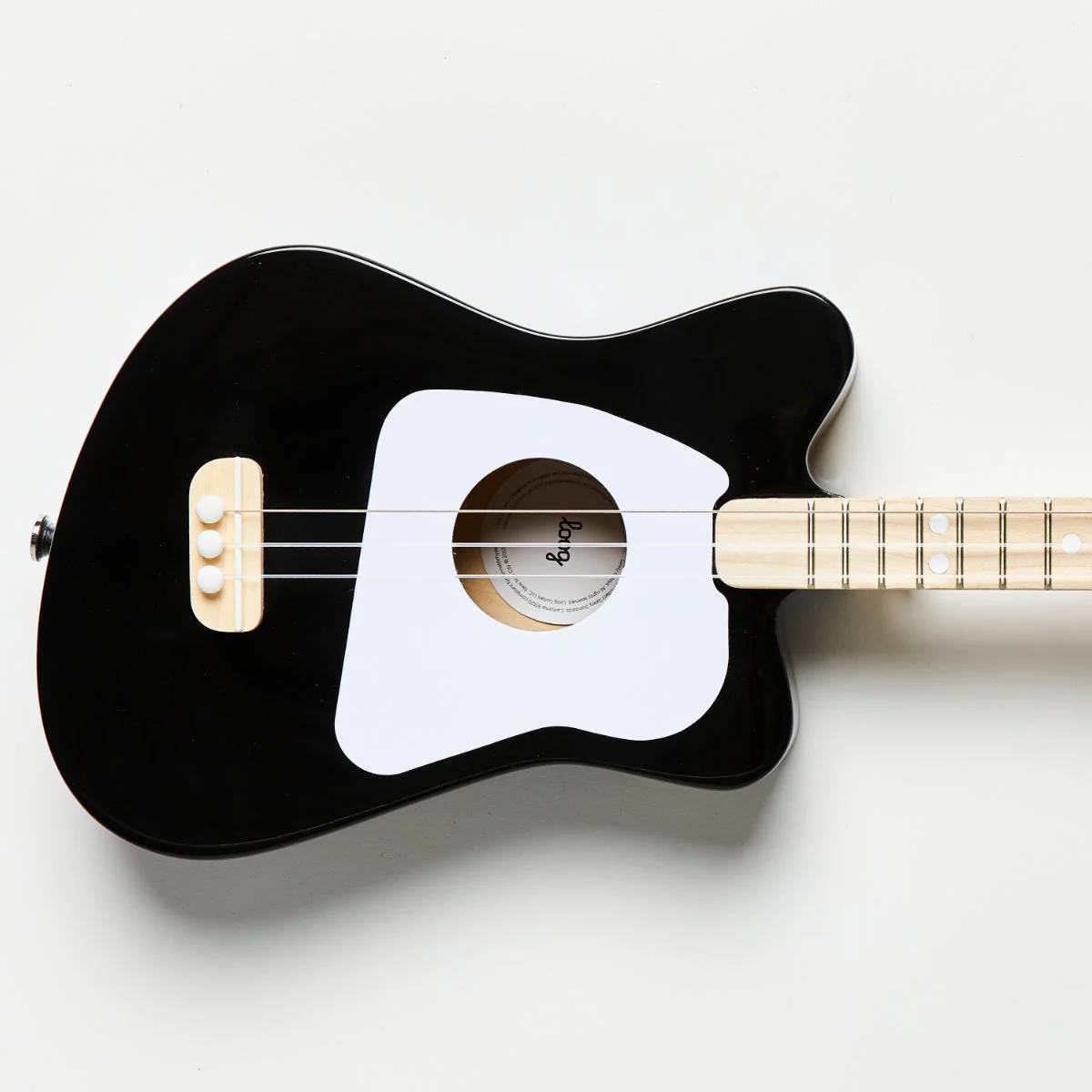 Loog Mini Acoustic Guitar - Black + Accessory Pack (Ages 3+)